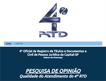 Tablet Screenshot of 4rtd.com.br